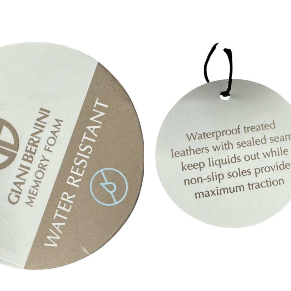 Giani Bernini Women's Tameenna Lug Sole Furry Memory Sole Sandals Brown Size 7 - Picture 10 of 10